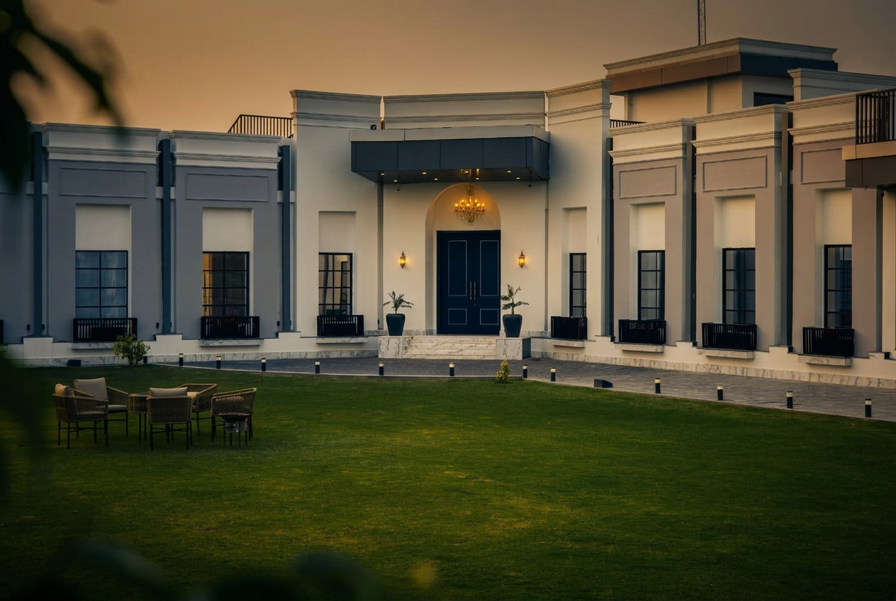 The Banyan Luxe event venue in Chattarpur, Delhi